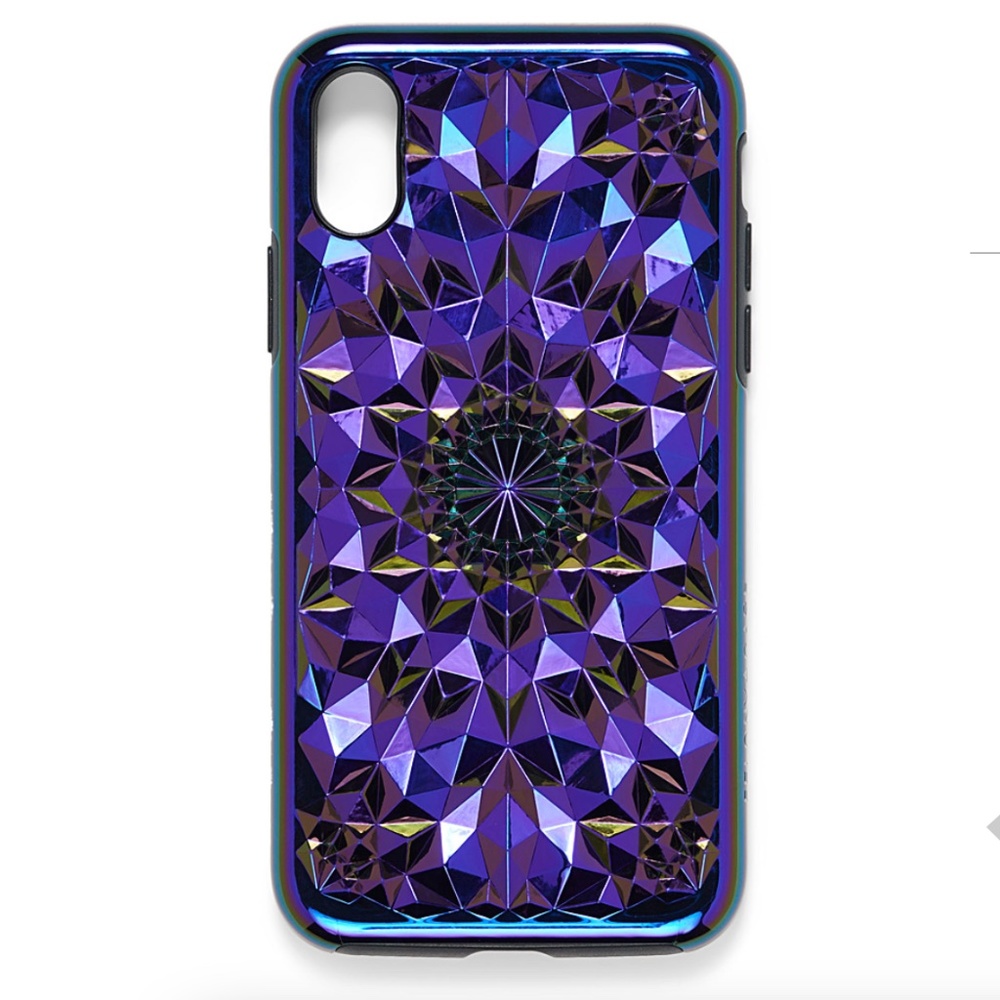 Felony Case purple holographic 3  iPhone X/Xs case NWT